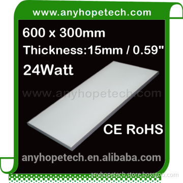 Simple style indoor 30 60cm 24watt 6000K flexible led light panel